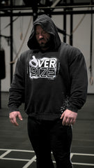 OVERSIZE Hoodie Washed Black