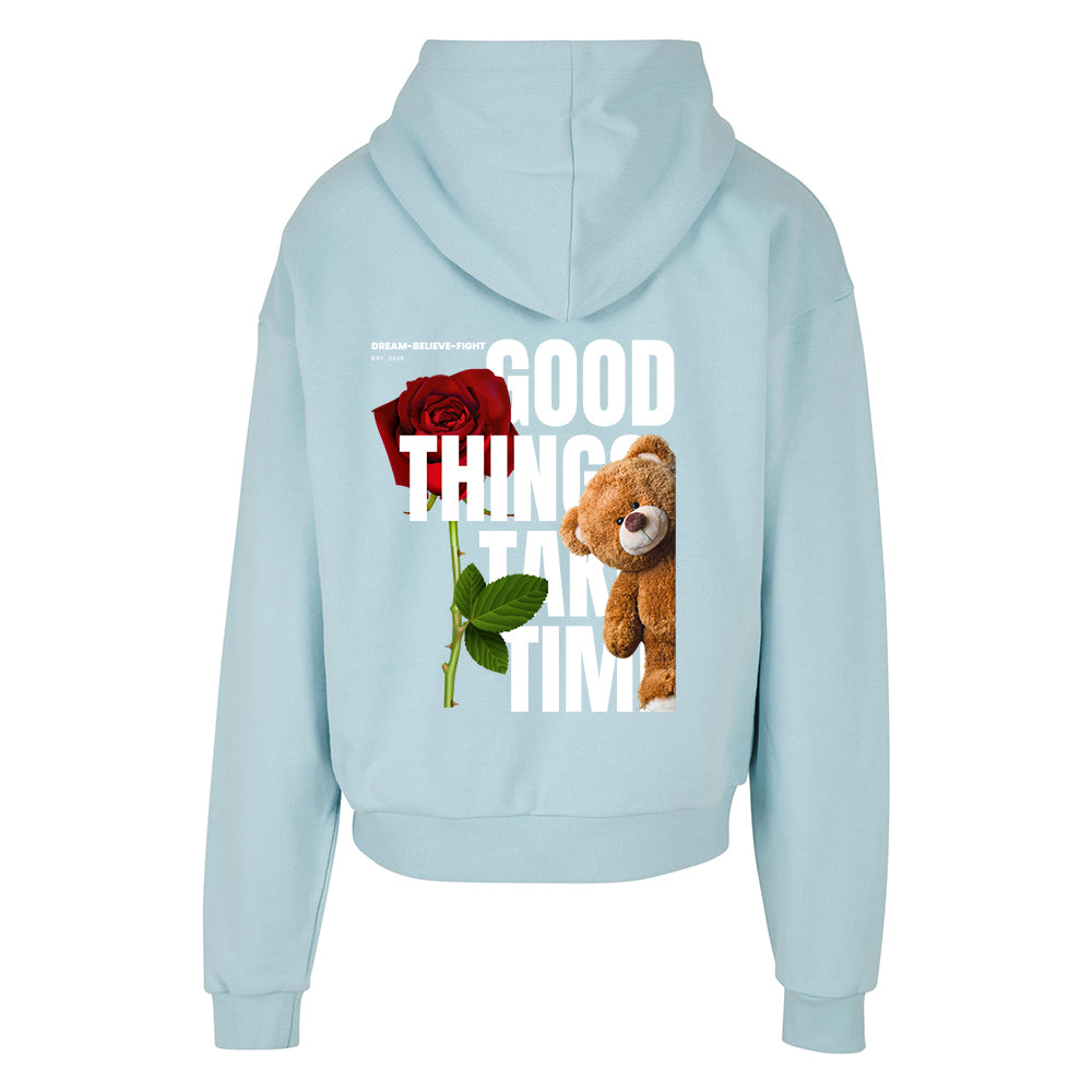DBF Trust The Process Heavy Oversize Hoodie Blue