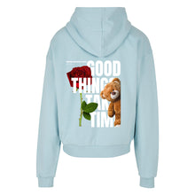 Lade das Bild in den Galerie-Viewer, DBF Trust The Process Heavy Oversize Hoodie Blue
