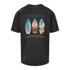 DBF Freedom Washed Oversize Shirt Black