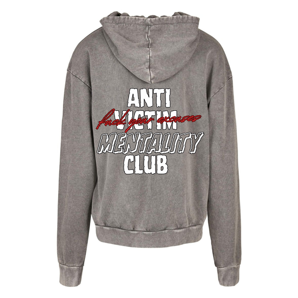 AVMC Acid Oversized Hoodie Asphalt