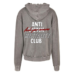AVMC Acid Oversized Hoodie Asphalt