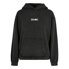 Lade das Bild in den Galerie-Viewer, Zombic Ladies Oversized Washed Hoodie Black
