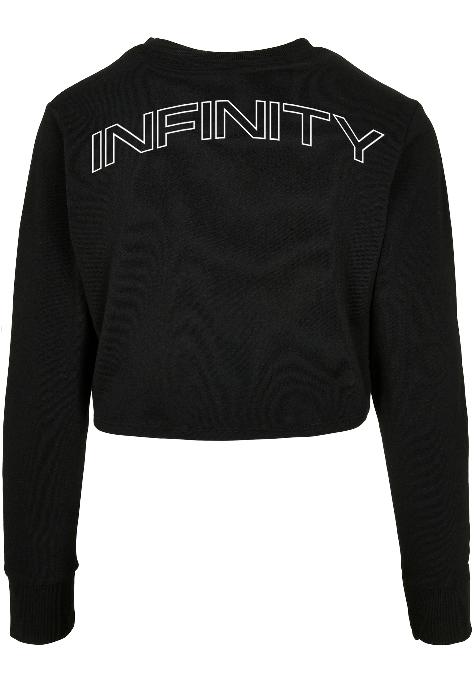 I Am Infinity Ladies Cropped Crewneck