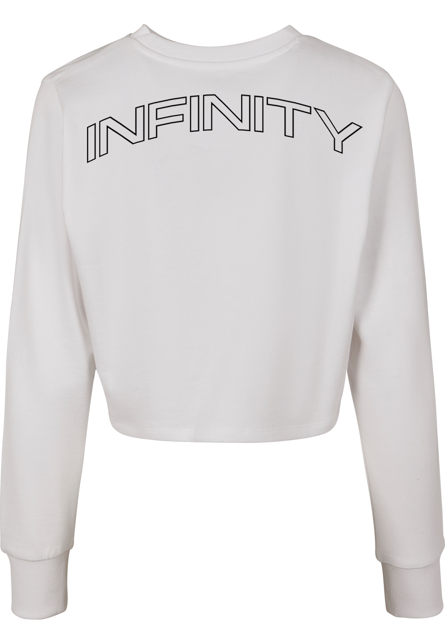 I Am Infinity Ladies Cropped Crewneck