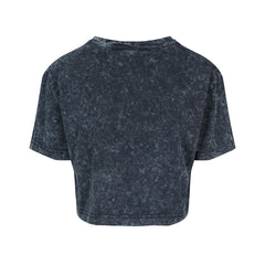Strong Living Washed Cropped Shirt Grey