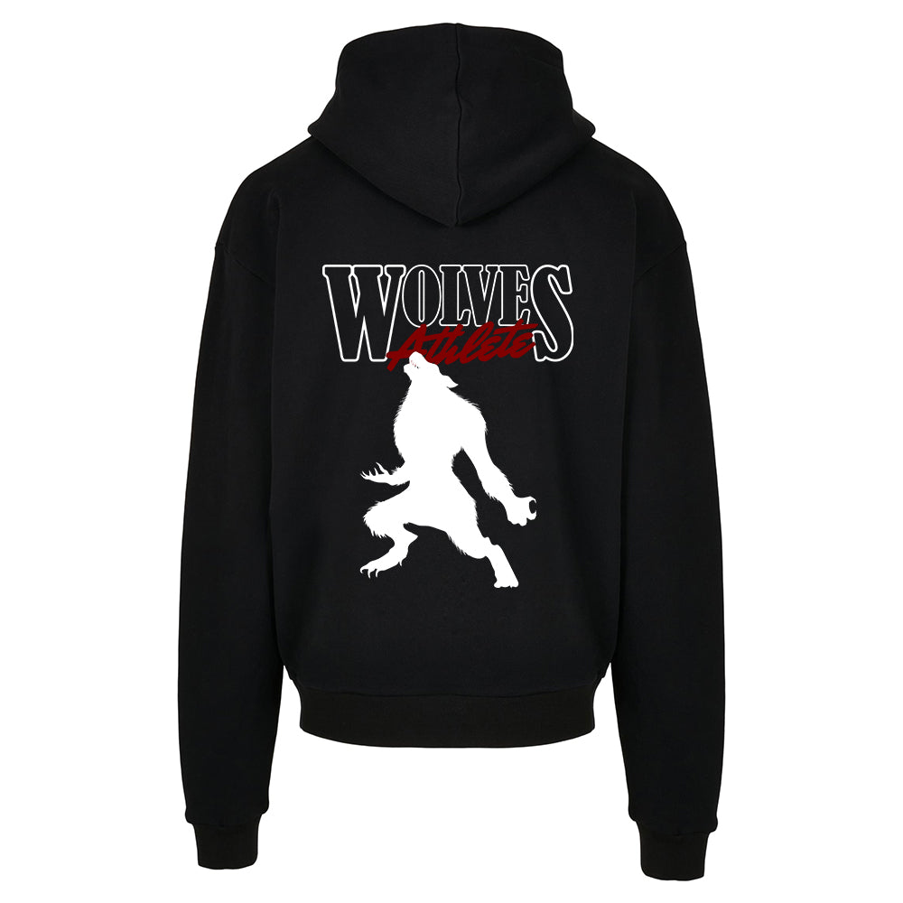 Coach Of Wolves Oversized Hoodie Black