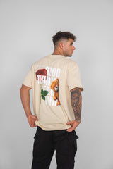 DBF Trust The Process Oversize Shirt Beige