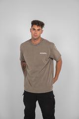 DBF Freedom Washed Oversize Shirt Khaki
