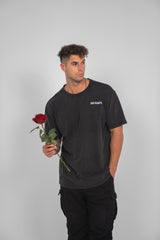 DBF Trust The Process Washed Oversize Shirt Black