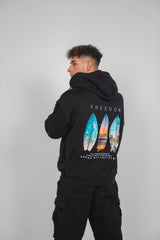 DBF Freedom Heavy Oversize Hoodie Black