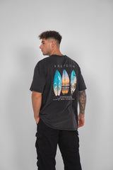 DBF Freedom Washed Oversize Shirt Black