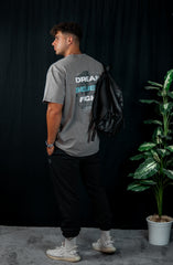 DBF Signature Washed Oversized Shirt Asphalt