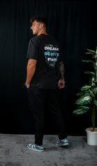 DBF Signature Washed Oversized Shirt Black