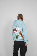 DBF Trust The Process Heavy Oversize Hoodie Blue