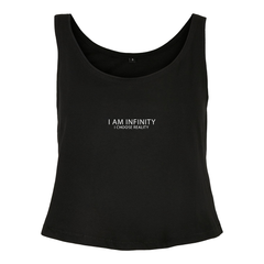 I Am Infinity Ladies Oversized Tanktop
