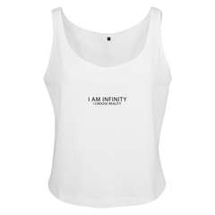 I Am Infinity Ladies Oversized Tanktop