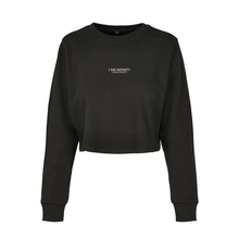 Lade das Bild in den Galerie-Viewer, I Am Infinity Ladies Cropped Crewneck
