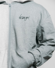 NLY Heavy Oversized Zip-Hoodie Grey