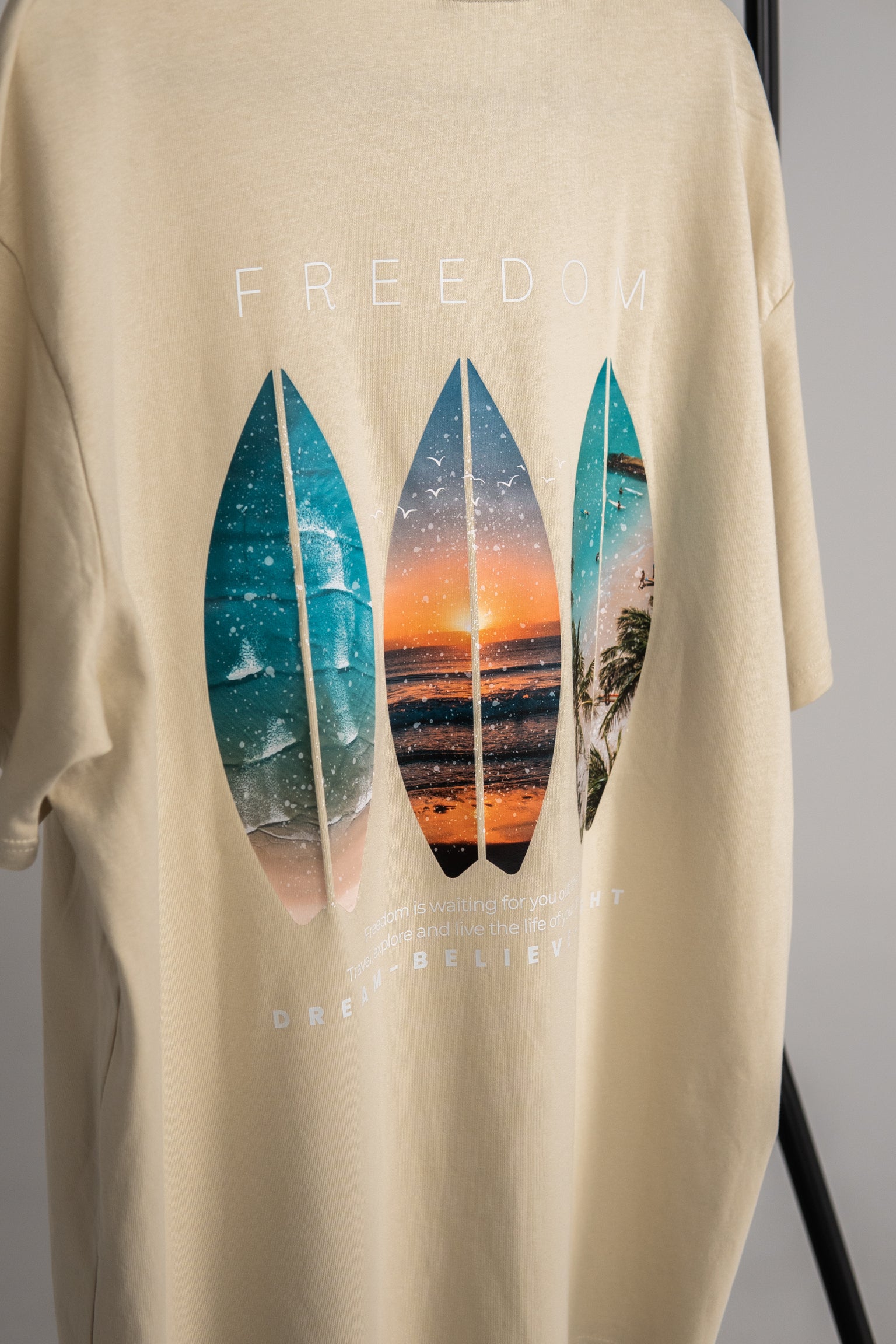 DBF Freedom Oversize Shirt Beige