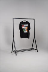 DBF Trust The Process Washed Oversize Shirt Black