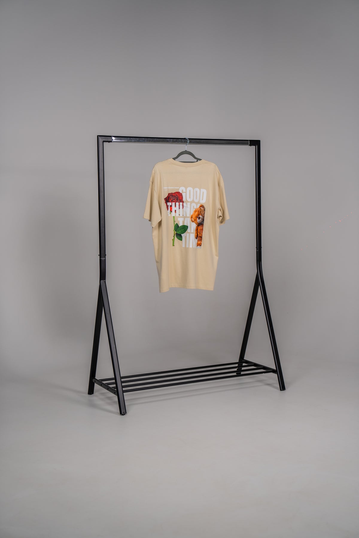 DBF Trust The Process Oversize Shirt Beige