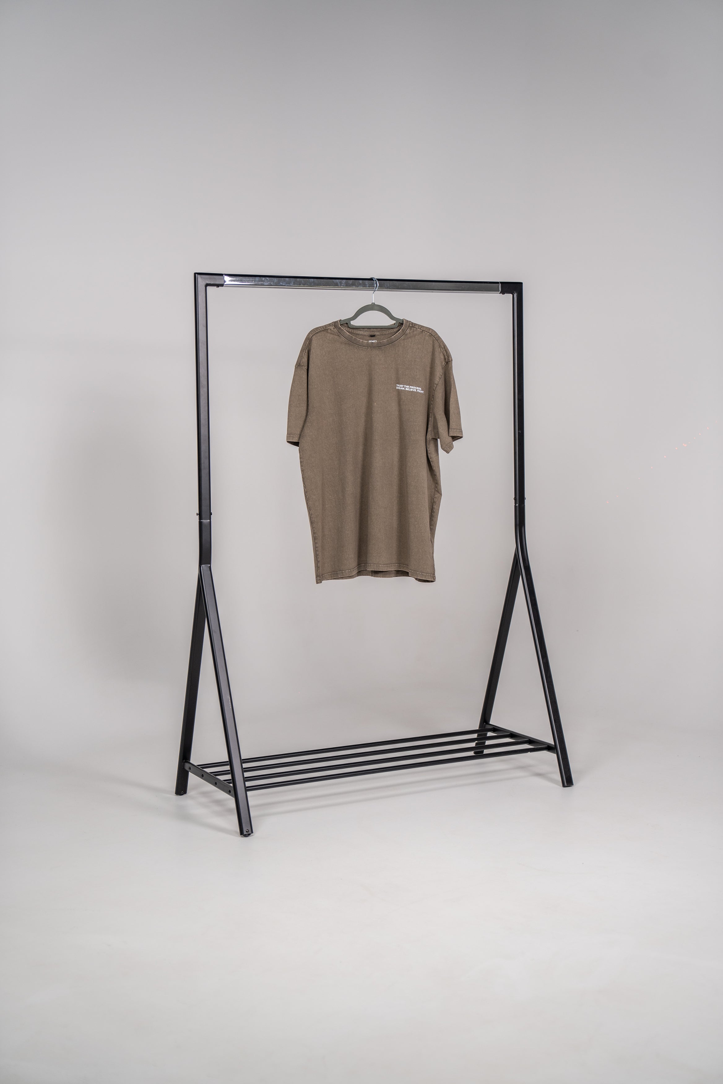 DBF Freedom Washed Oversize Shirt Khaki