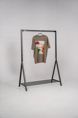 DBF Trust The Process Washed Oversize Shirt Khaki