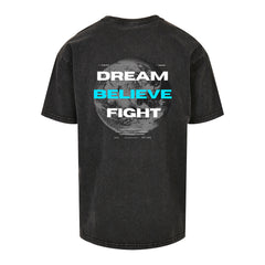 DBF Signature Washed Oversized Shirt Black