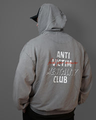 AVMC Acid Oversized Hoodie Asphalt