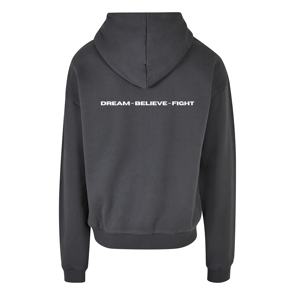 DBF Heavy Oversized Hoodie Darkgrey
