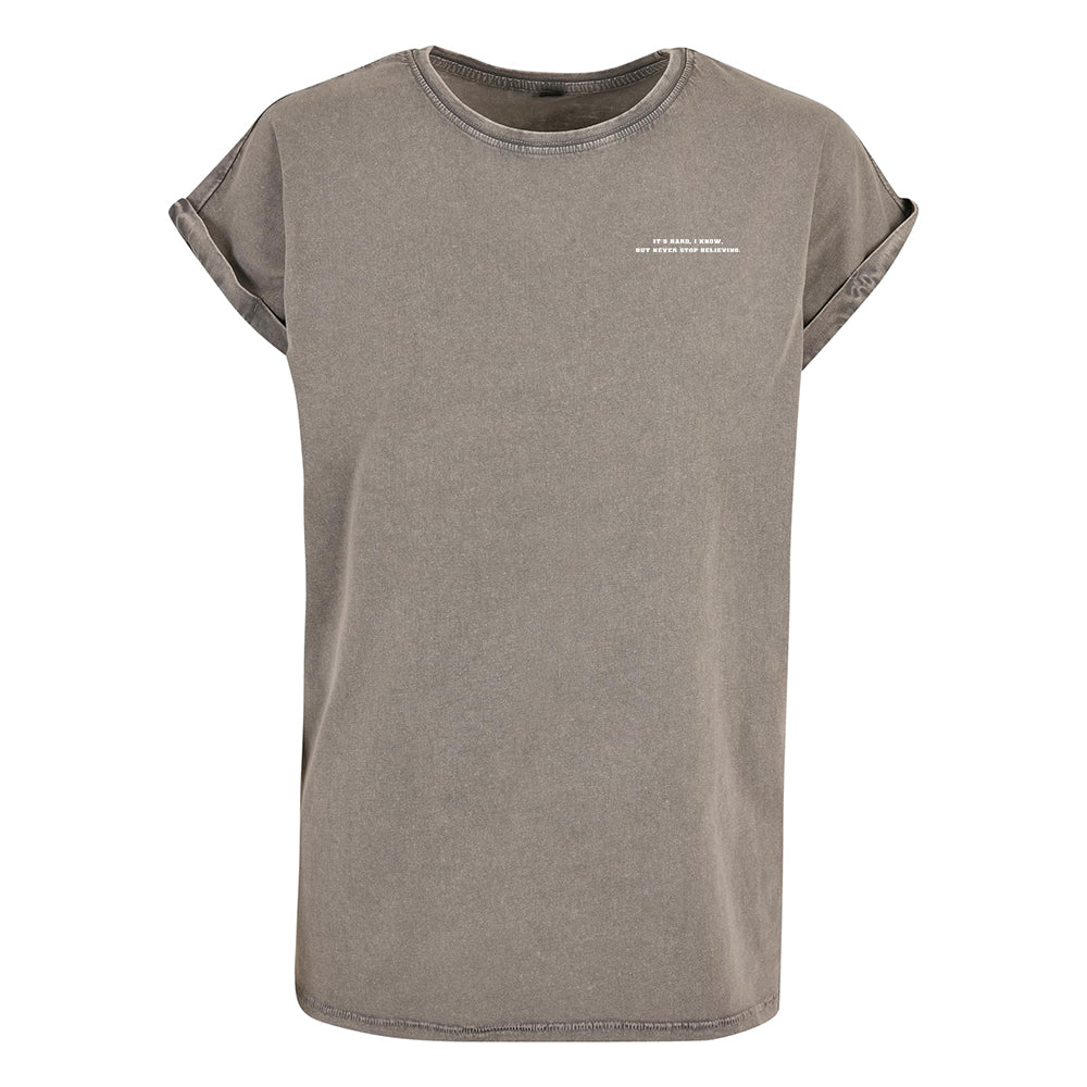 DBF Women You Got This Washed Shirt Asphalt