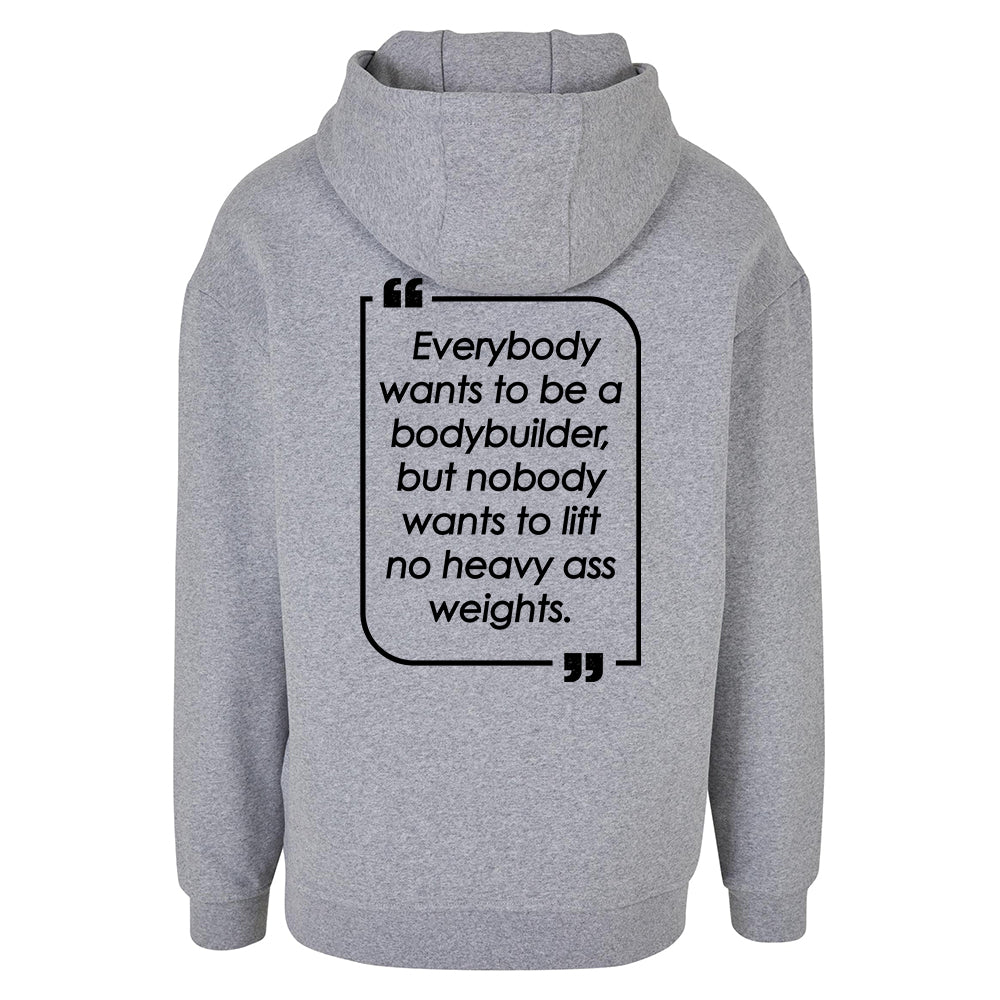 MERCH Bodybuilding Company Zip-Hoodie Grau EK