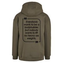 Lade das Bild in den Galerie-Viewer, MERCH Bodybuilding Company Zip-Hoodie Olive EK
