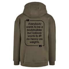 MERCH Bodybuilding Company Oversized Hoodie Olive EK
