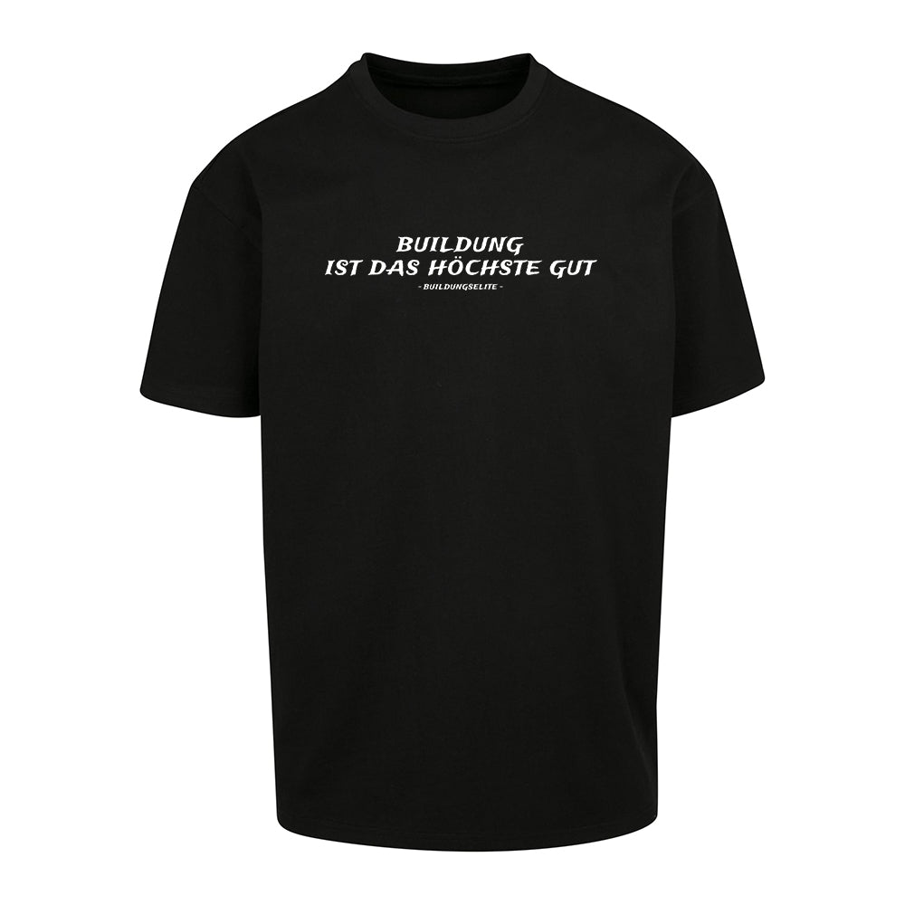 Buildungselite Oversized Logo Shirt Black