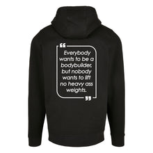 Lade das Bild in den Galerie-Viewer, MERCH Bodybuilding Company Oversized Hoodie Schwarz EK
