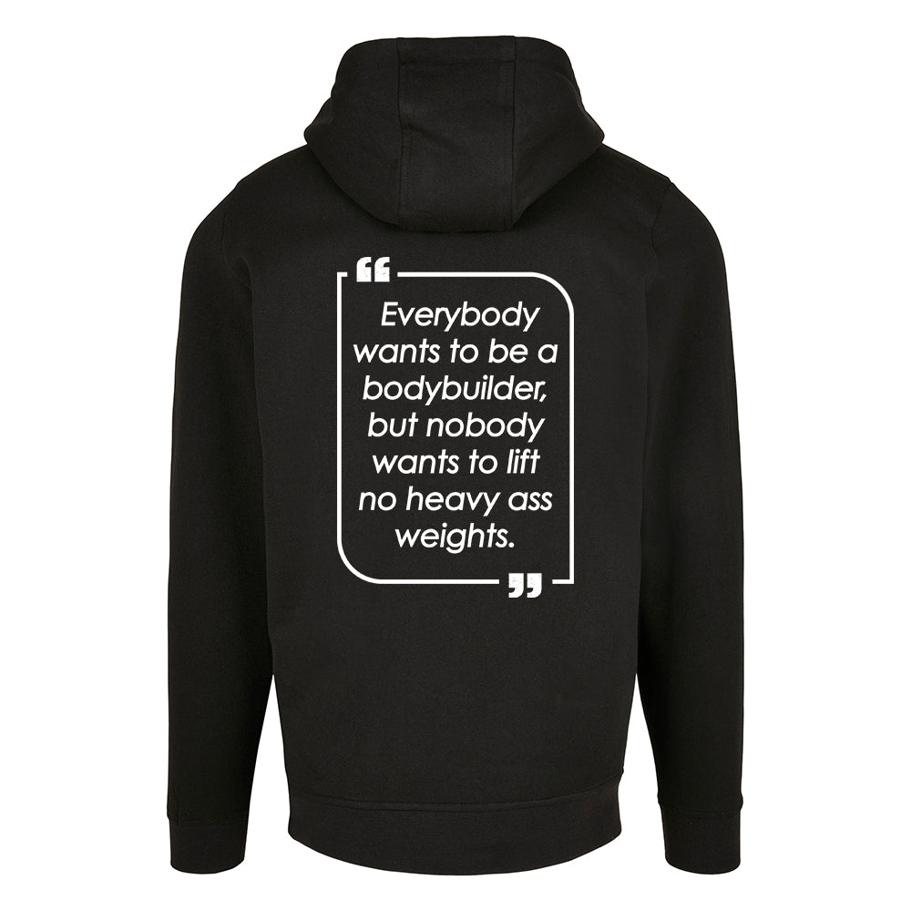 MERCH Bodybuilding Company Zip-Hoodie Schwarz EK