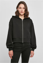 Lade das Bild in den Galerie-Viewer, ONLYBASICS Ladies Boxy Zip-Hoodie

