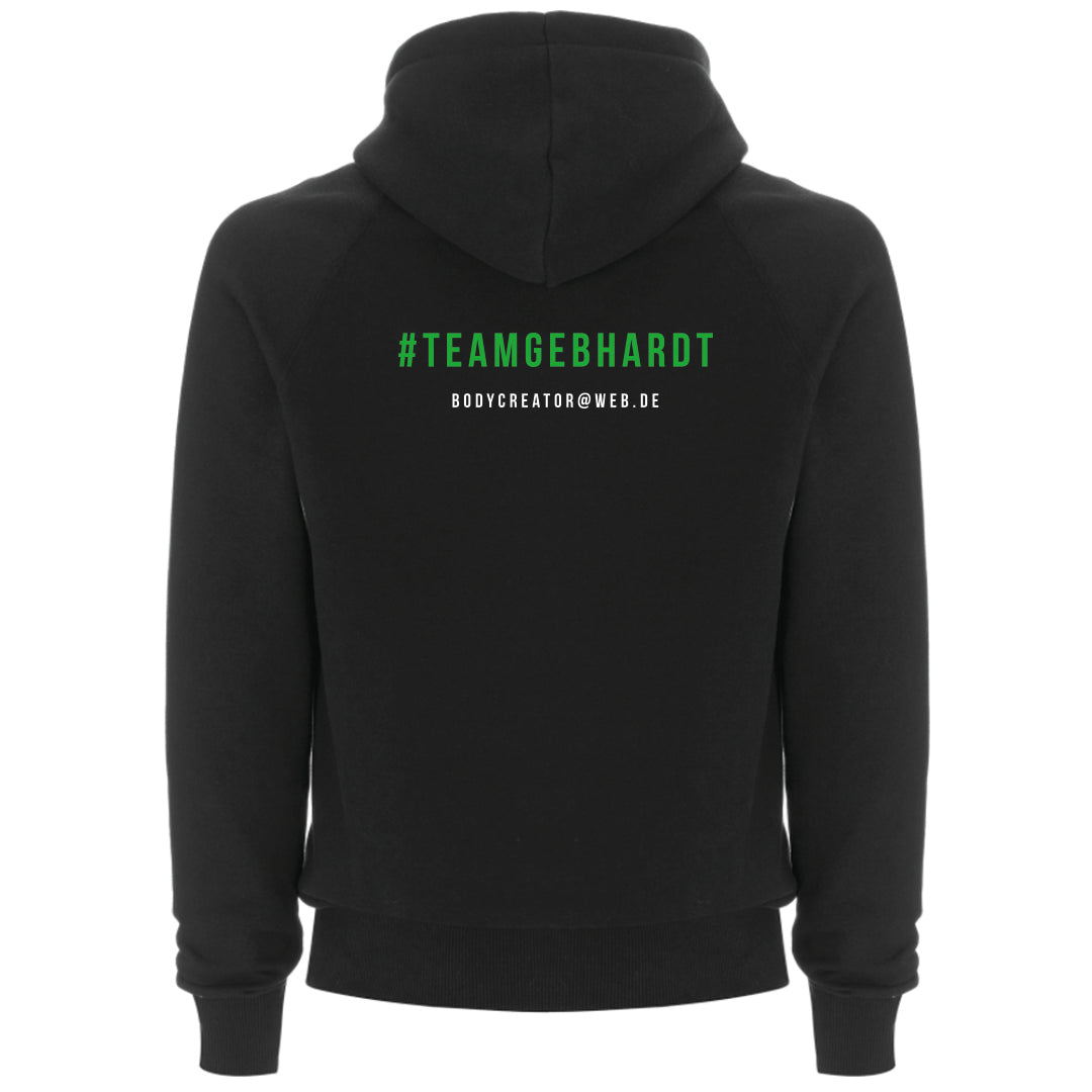 Bodycreator Organic Zip-Hoodie Schwarz